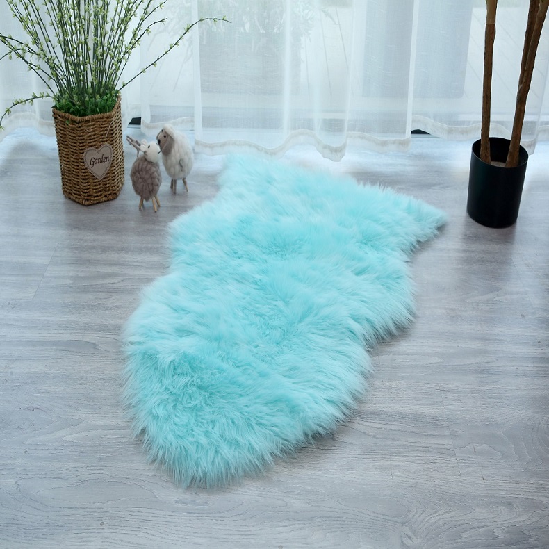 Comfortable Faux Fur Sheepskin Rug Carpet for Living Room
