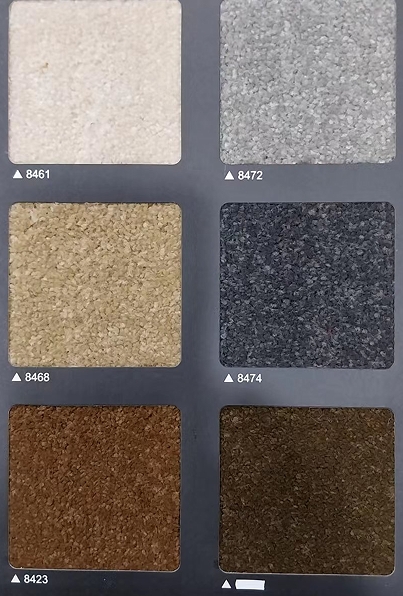 Wall-to-wall tufted carpet