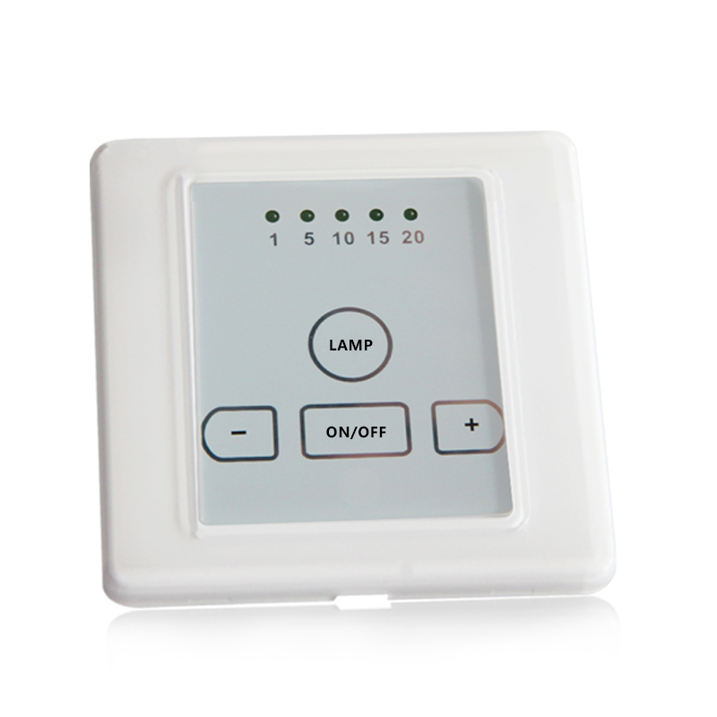 Glass Screen Ventilation Fan and Lighting Control with Timer