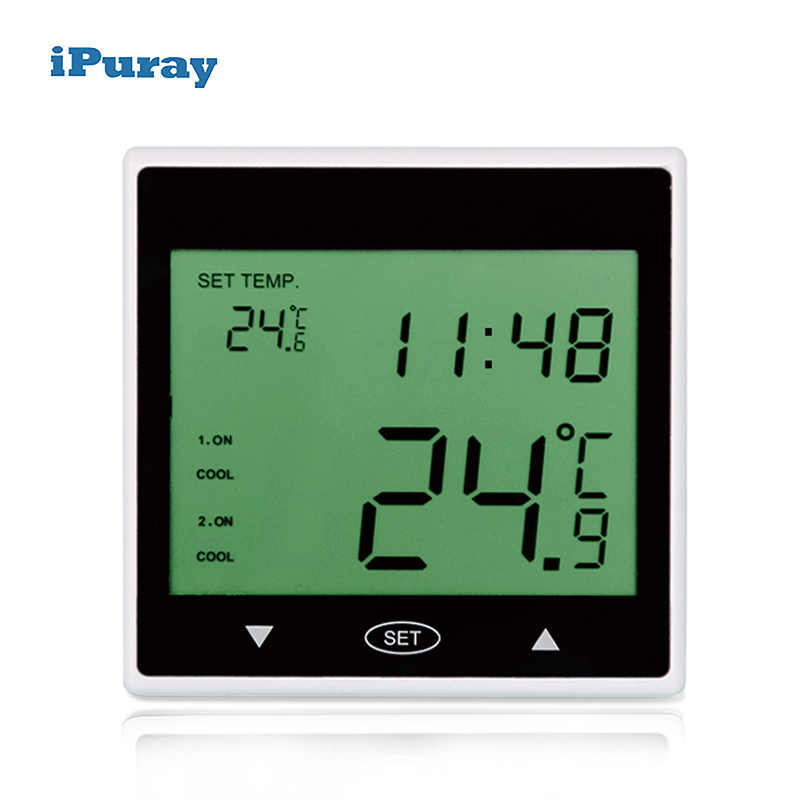 Large LCD Touch Screen Thermostat