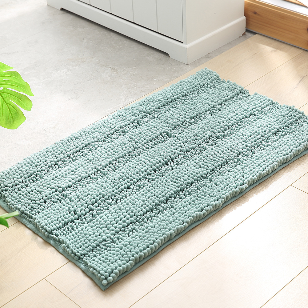 Bathroom Non-Slip Chenille Bath Mat
