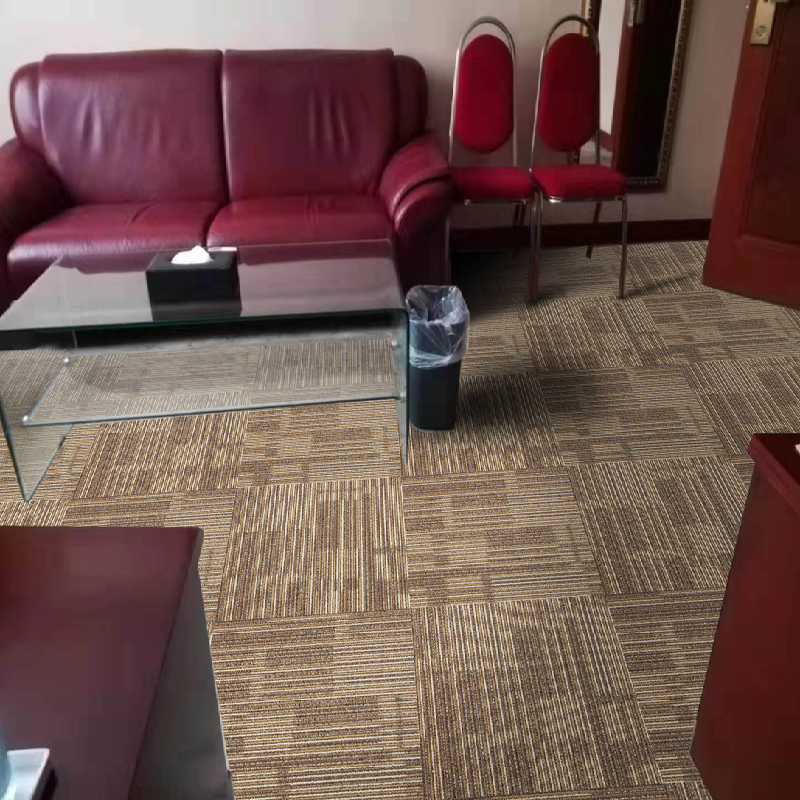 Comfort & Quiet Polyester Carpet Tile with EVA Foam Backing