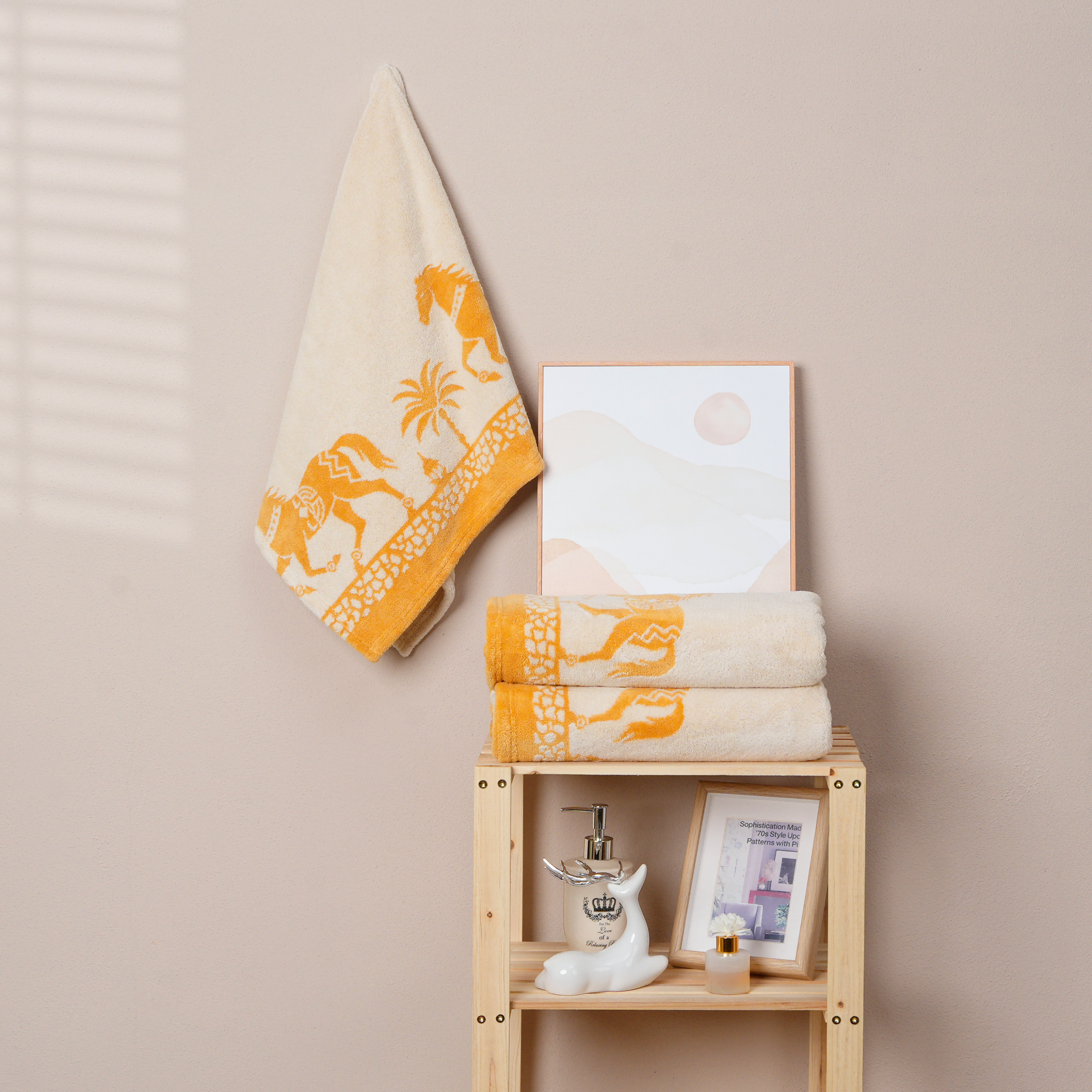 Coral Fleece Jacquard Towel