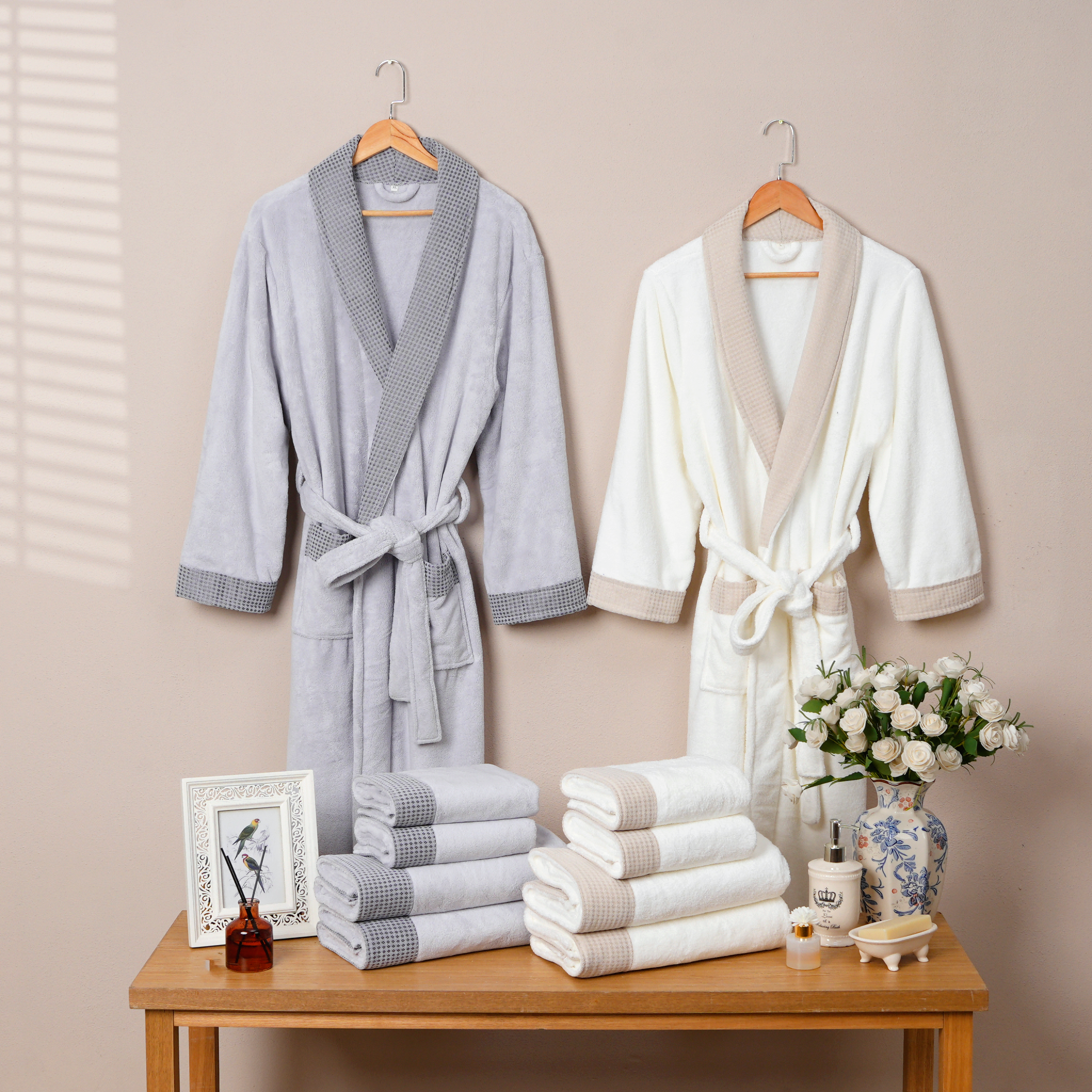 Coral Fleece Chenille Bathrobe