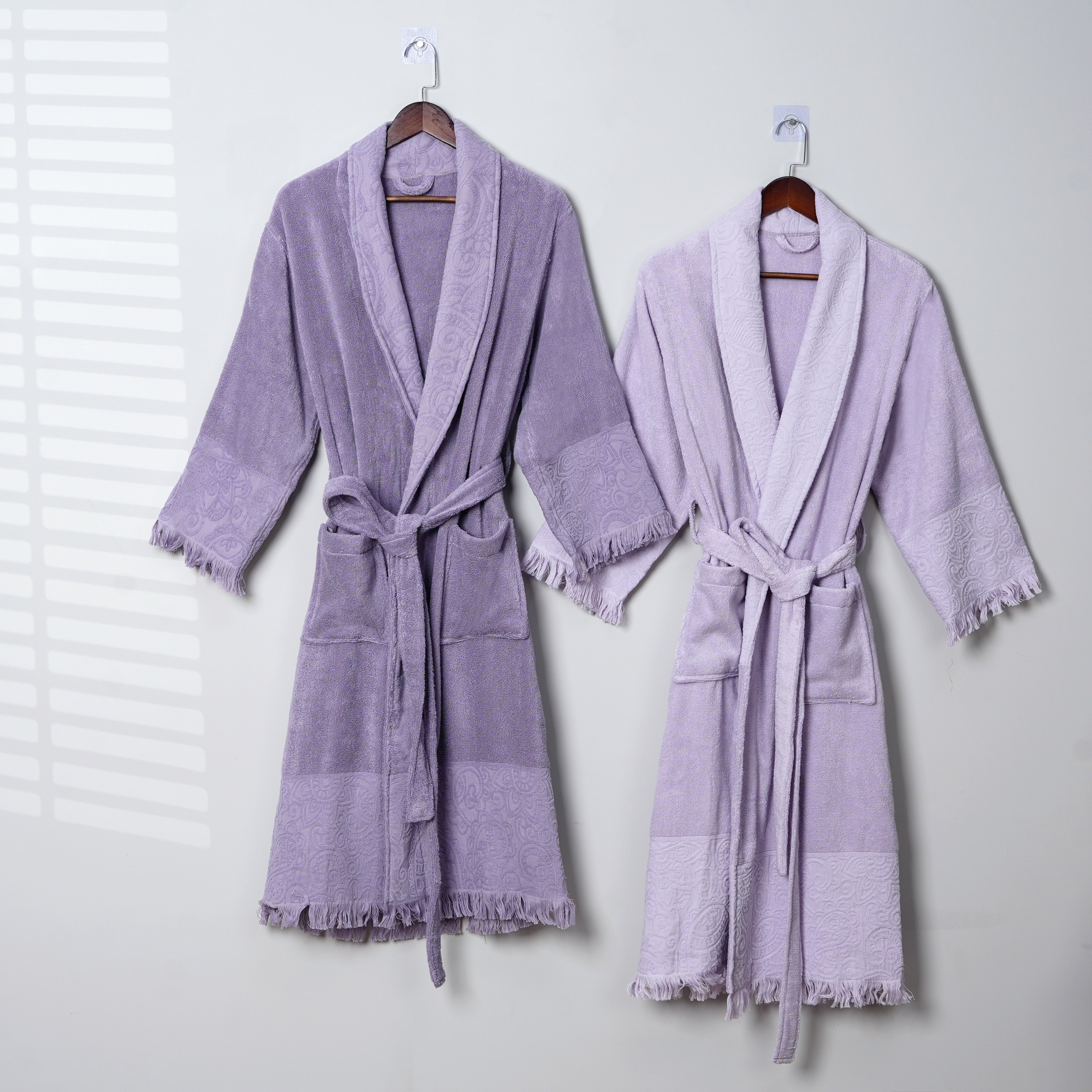 Cotton Jacquard Bathrobe