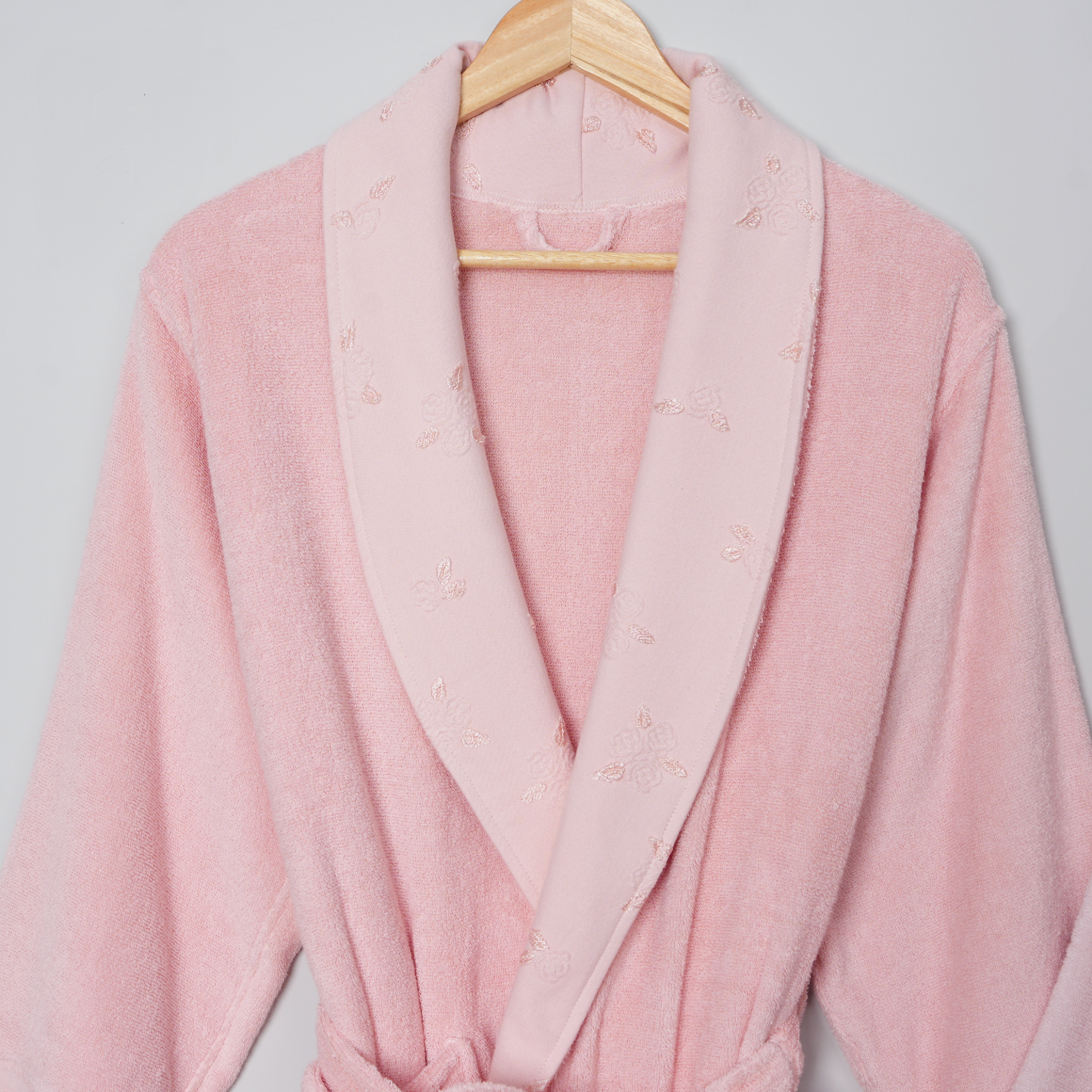 Cotton Solid Bathrobe