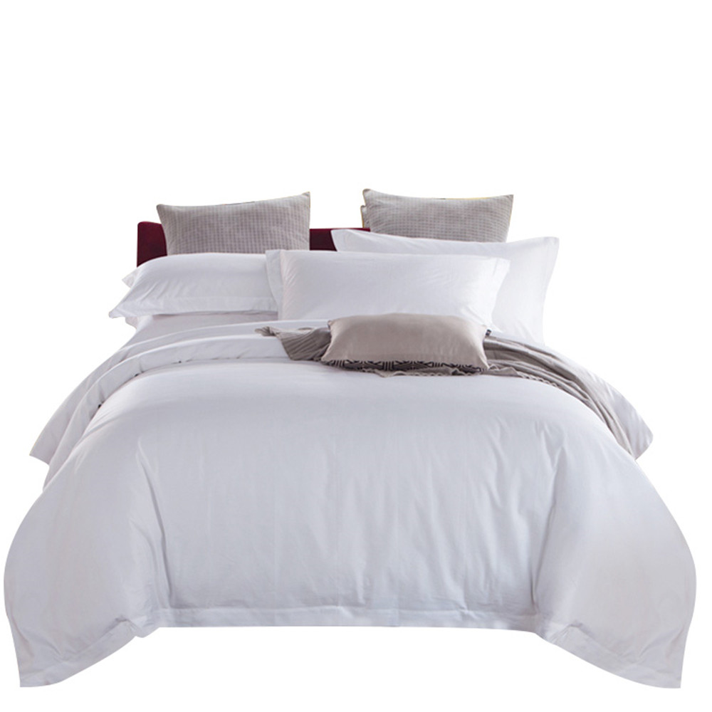 Luxury Plain Dyed Duvet Cover Bedding Set