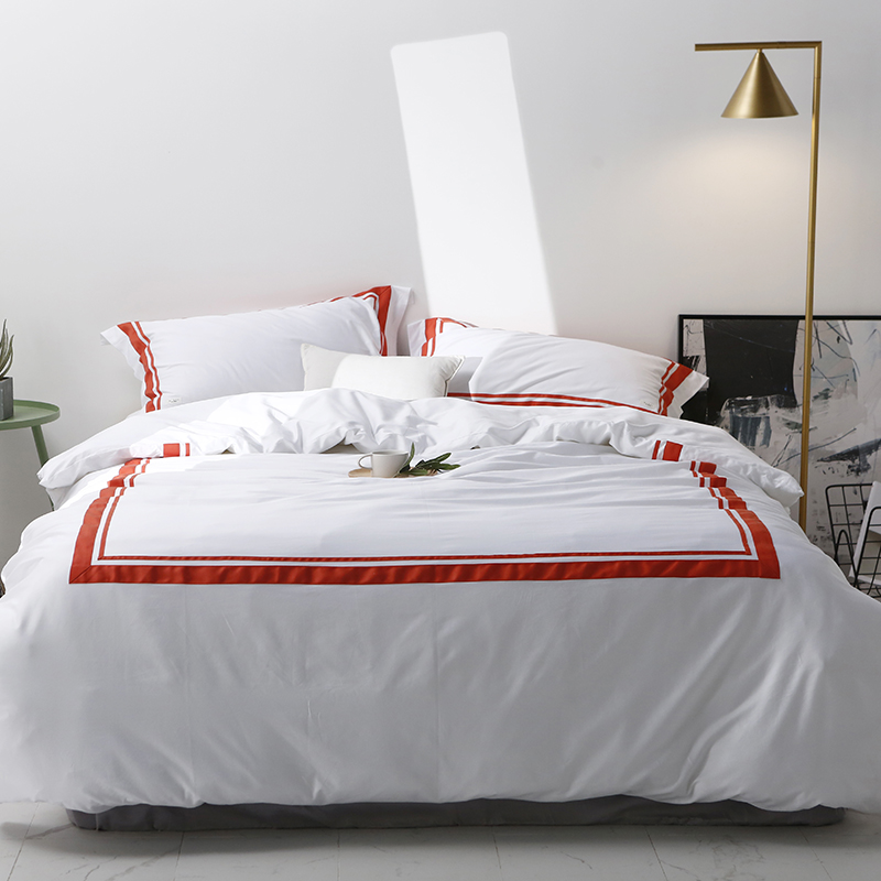 400 Thread Count Cotton Duvet Cover and Sheet Set