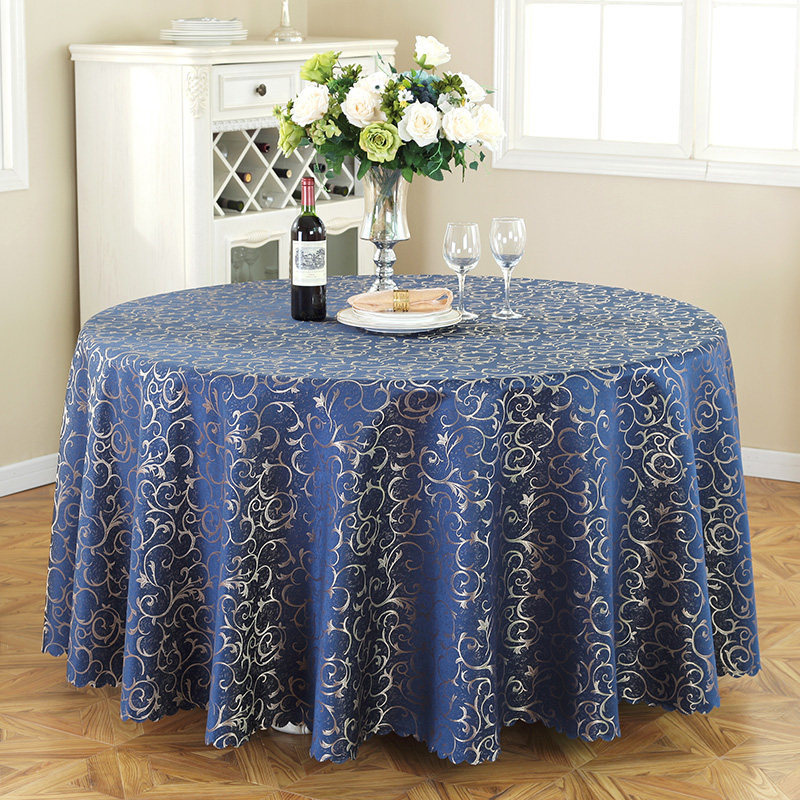 Washable Round Tablecloth for Indoor and Outdoor Use