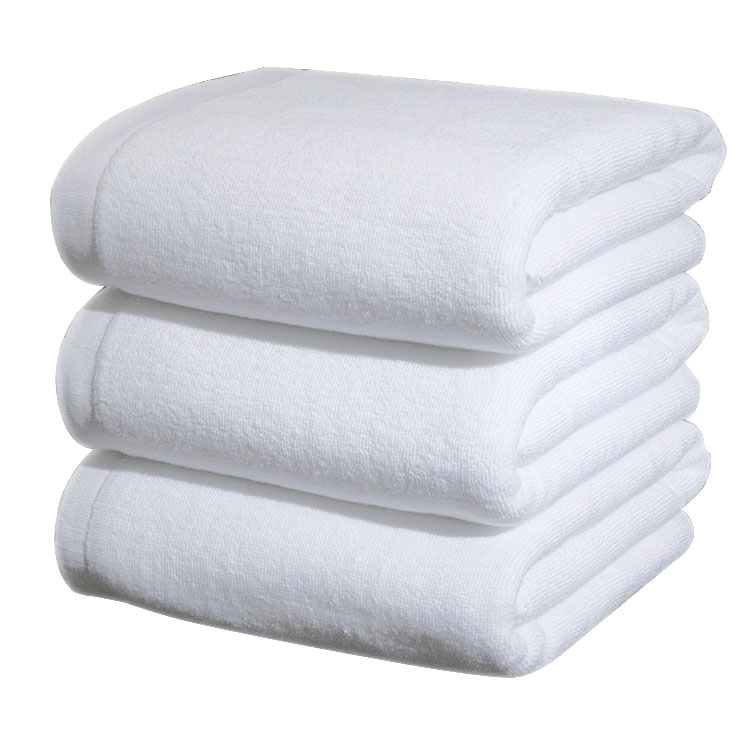 Hotel 21S Plain White Bath Towel Set - 100% Organic Cotton