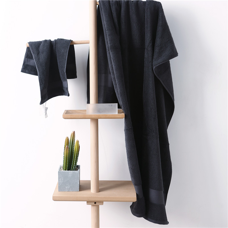 Black Luxury Bath and Hand Towels