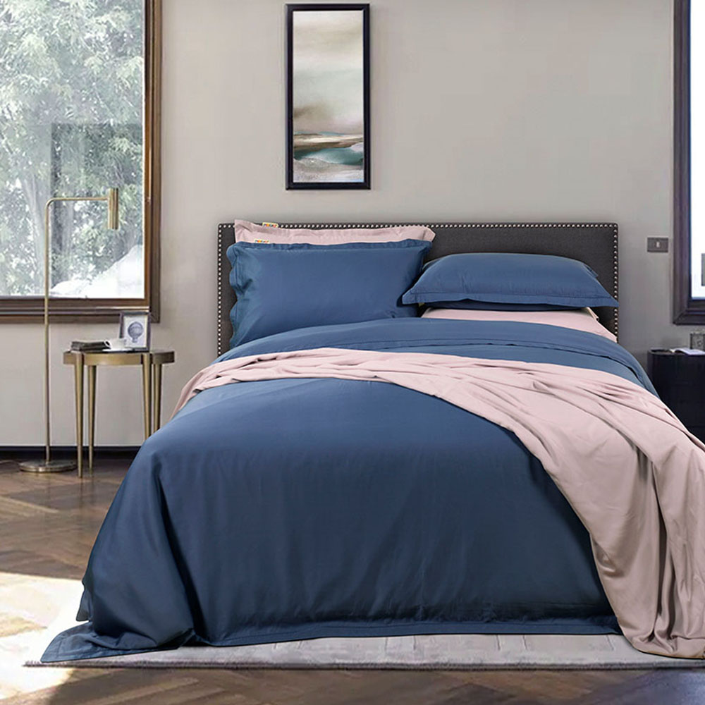 Luxury Bamboo Duvet Cover Set with Embroidery
