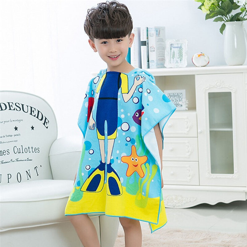 Kids Poncho with Custom Front Print