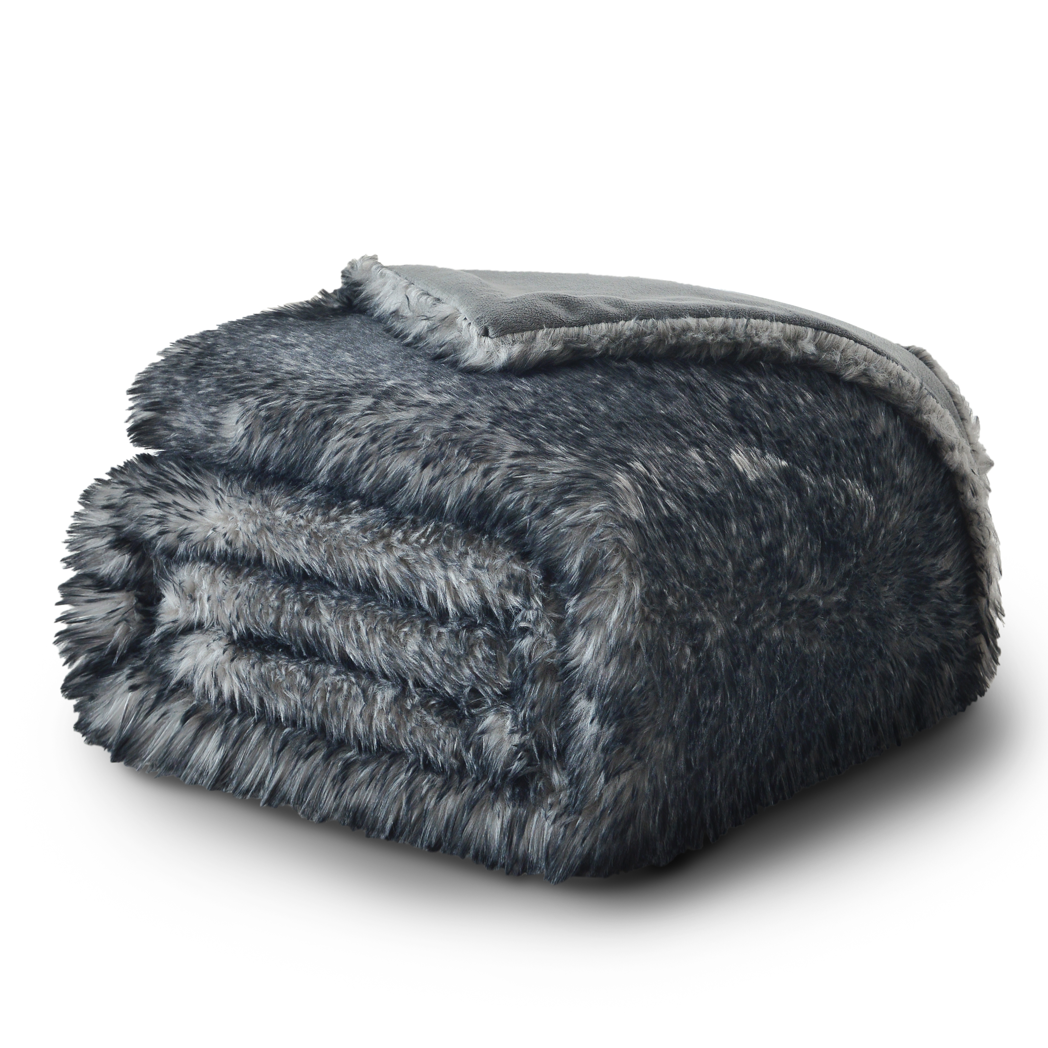 DECOSY TIP DYED POLAR BEAR BLANKET