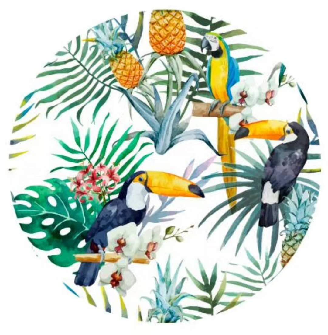 Round Beach Towel with Tassel