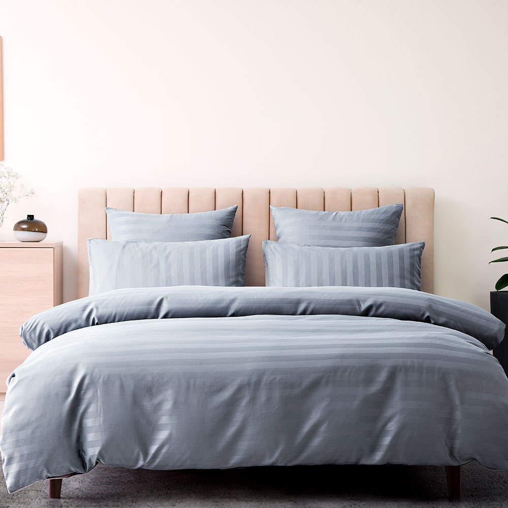 Striped Cotton or Polyester Sheet Set