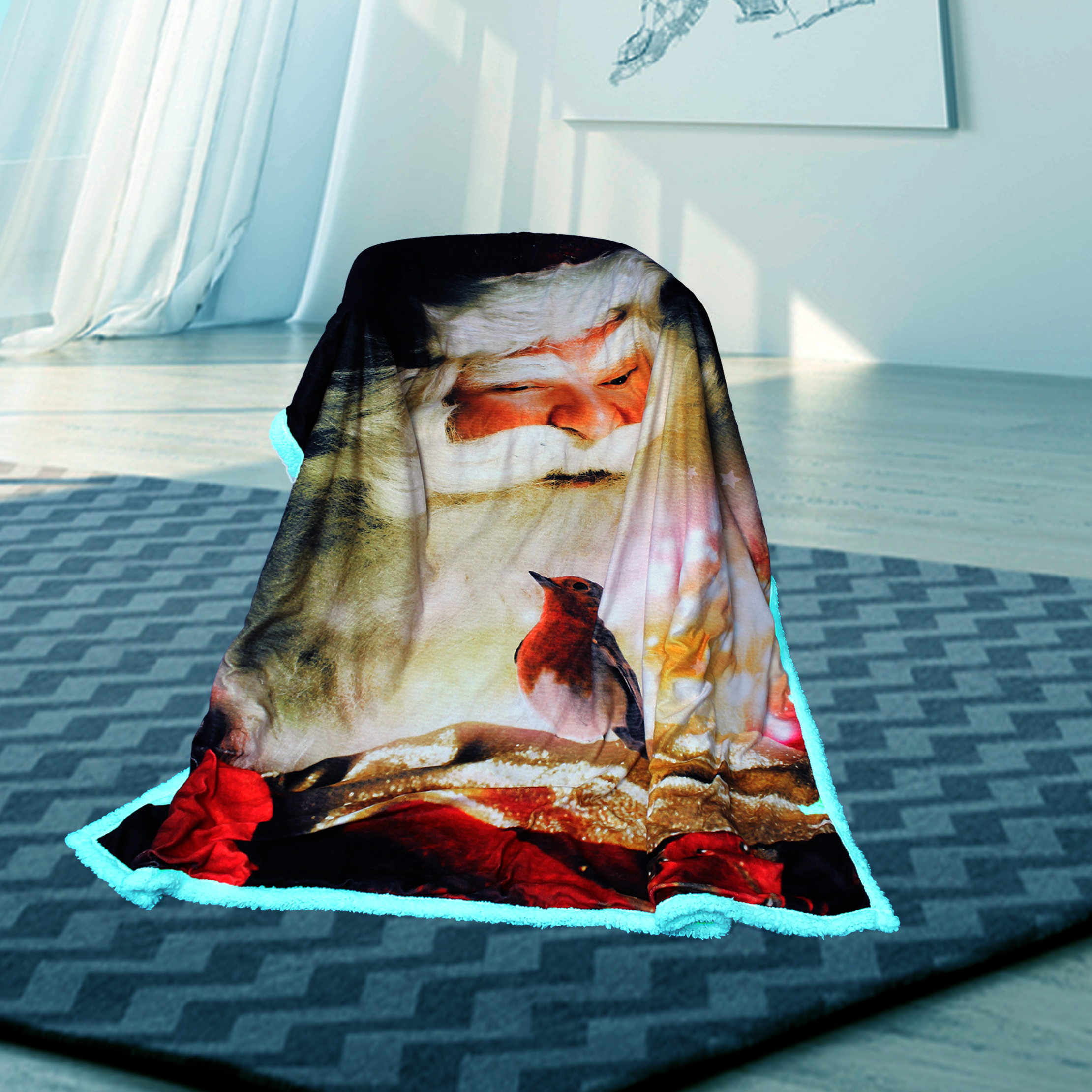 Flannel, Coral, Polar, and Sherpa Fleece Throw Blanket
