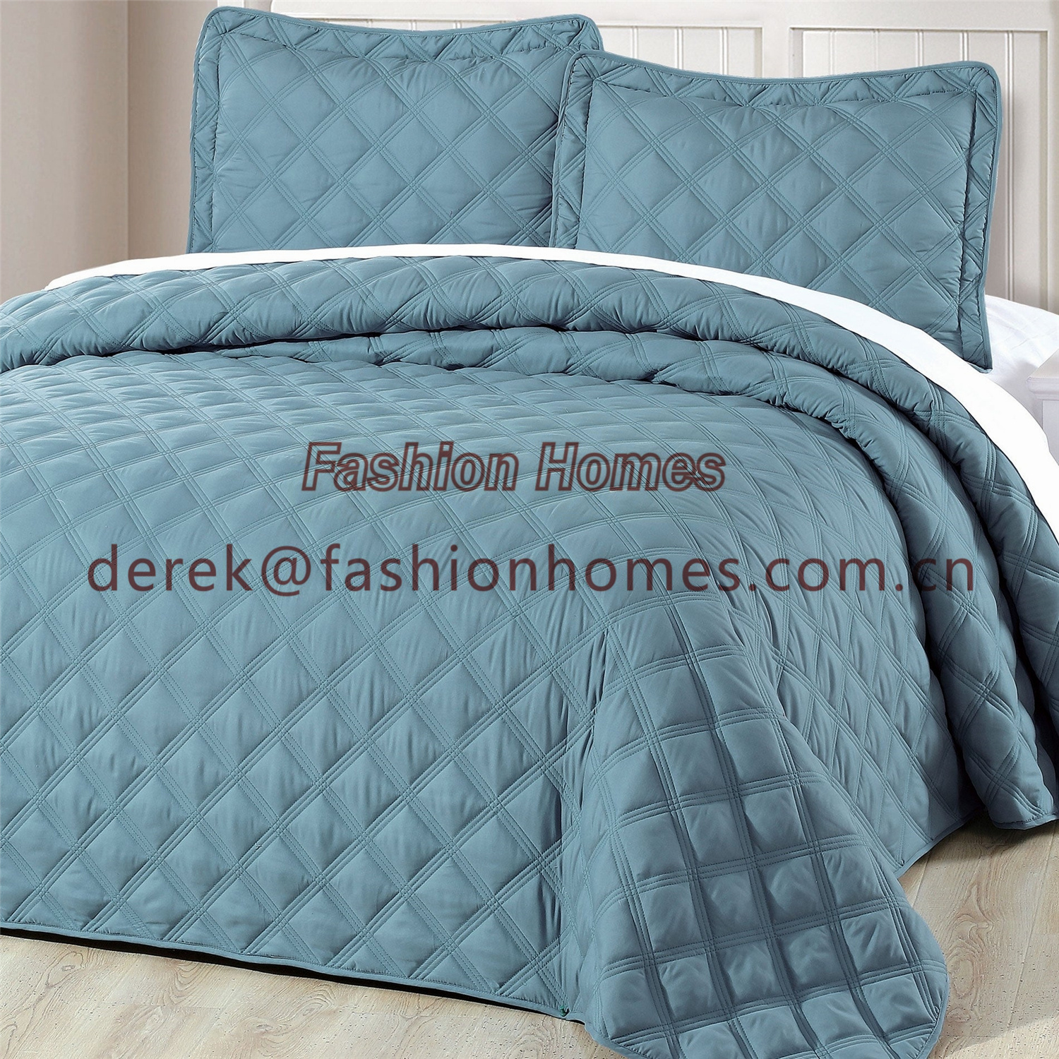 3PCS Embroidery Quilt Set
