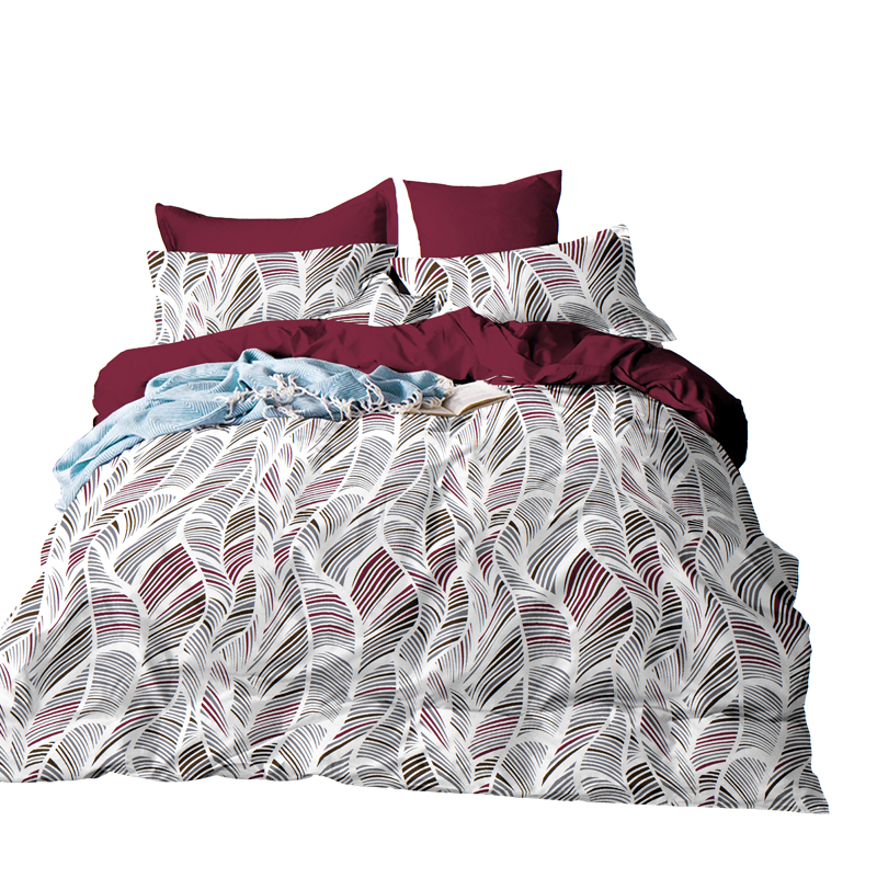 Contemporary Decorating Print Bed Set