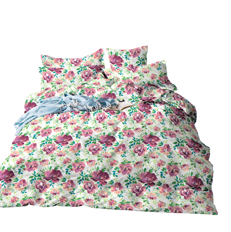 Floral Print Bed Set
