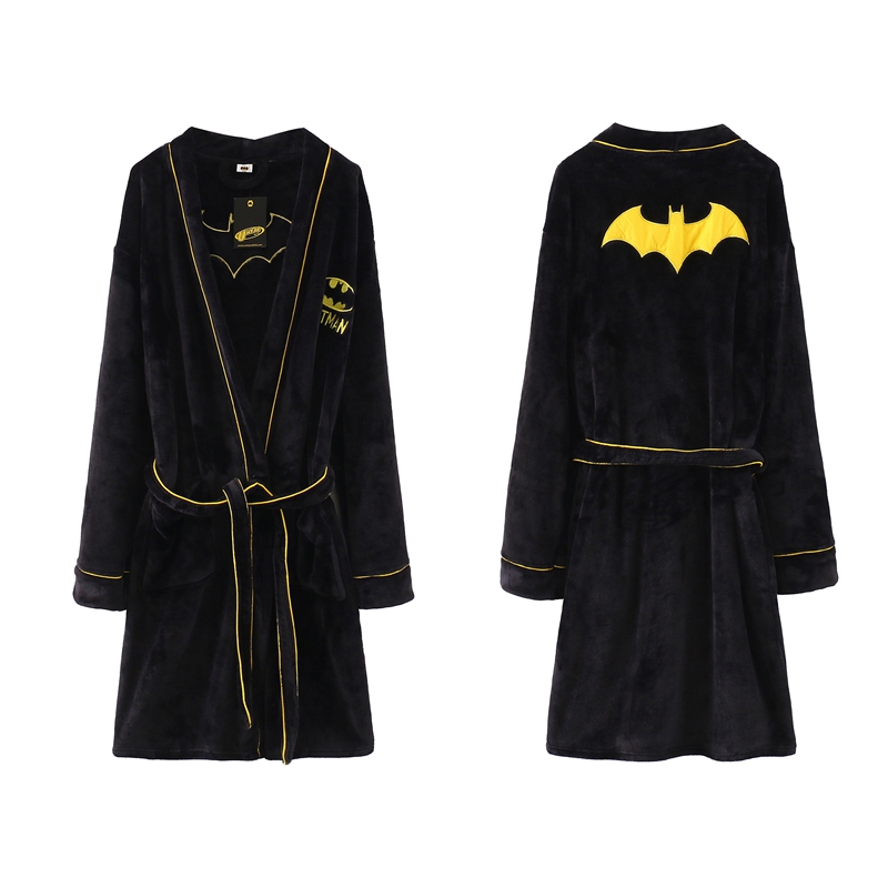 100% Polyester Embroidered Fleece Bathrobe