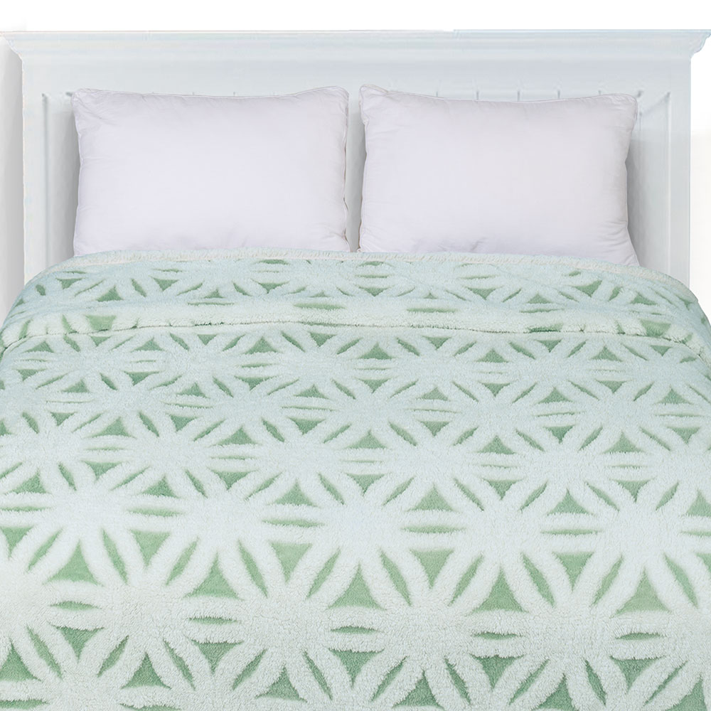 Jacquard Sherpa Blanket