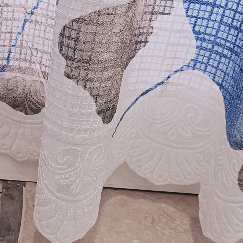 New Ginkgo Leaf Printed Flannel Fabric