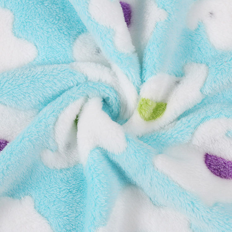 Flannel Print Hand Towels