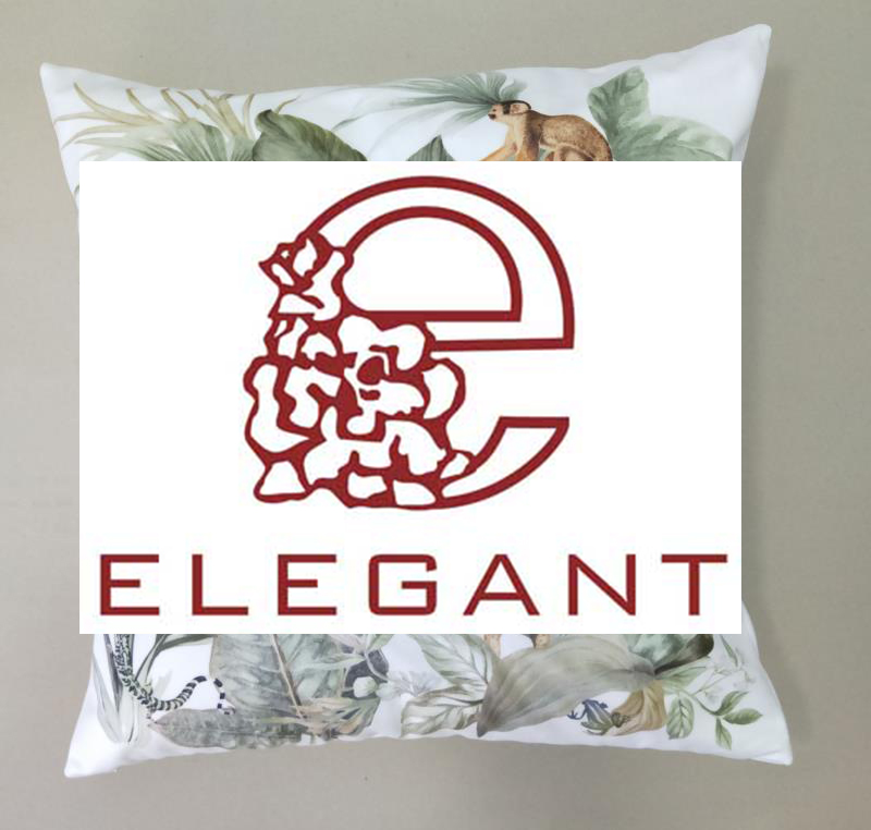 Jungle Animals Monkey Leopard Giraffe Digital Print Throw Pillow Cushion
