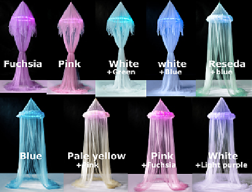 LED Light Mosquito Net Canopy