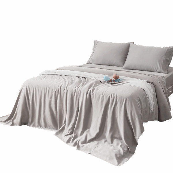 Organic 400 Thread Count Bamboo Fitted Bed Sheets