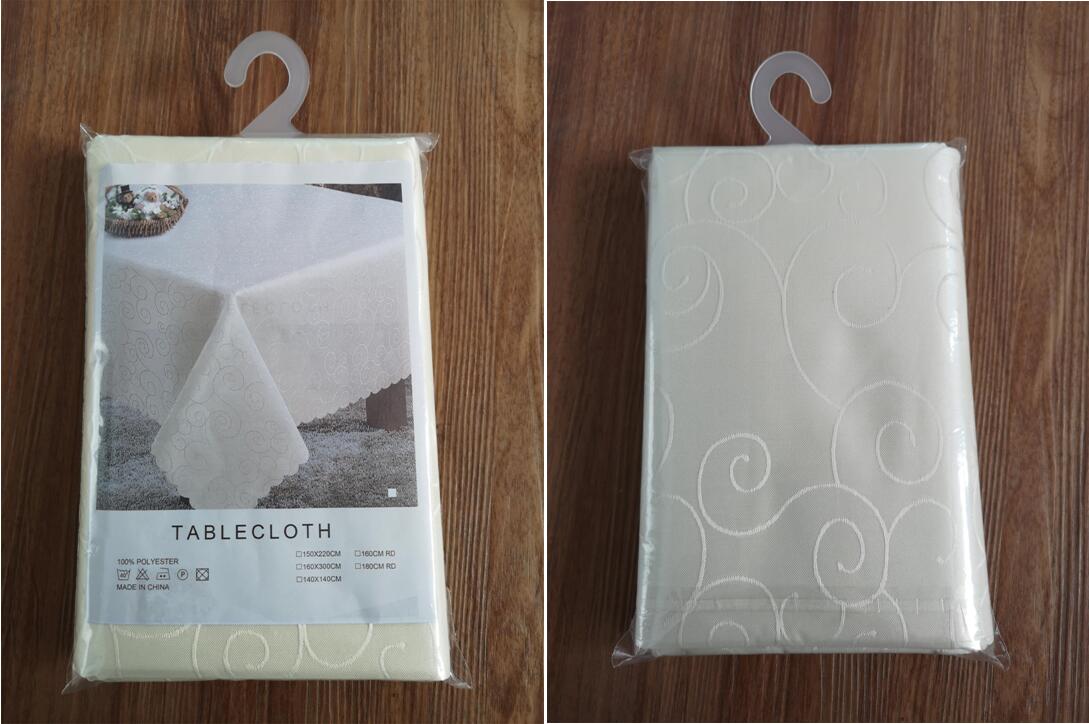 Embroidery Tablecloth with Lace