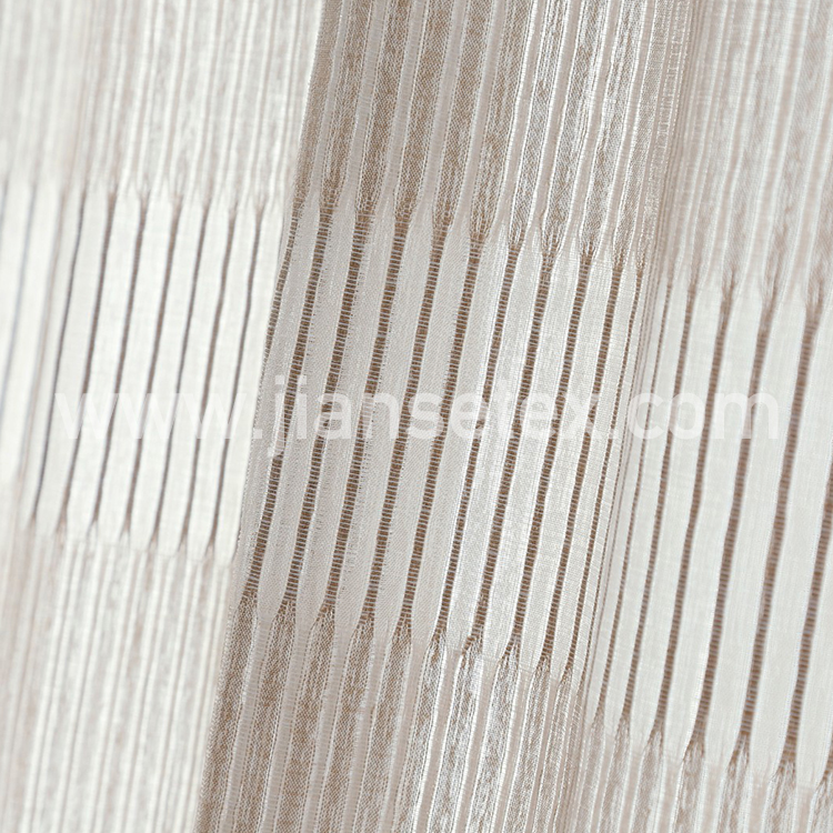 Linen Stripe Curtain Fabric
