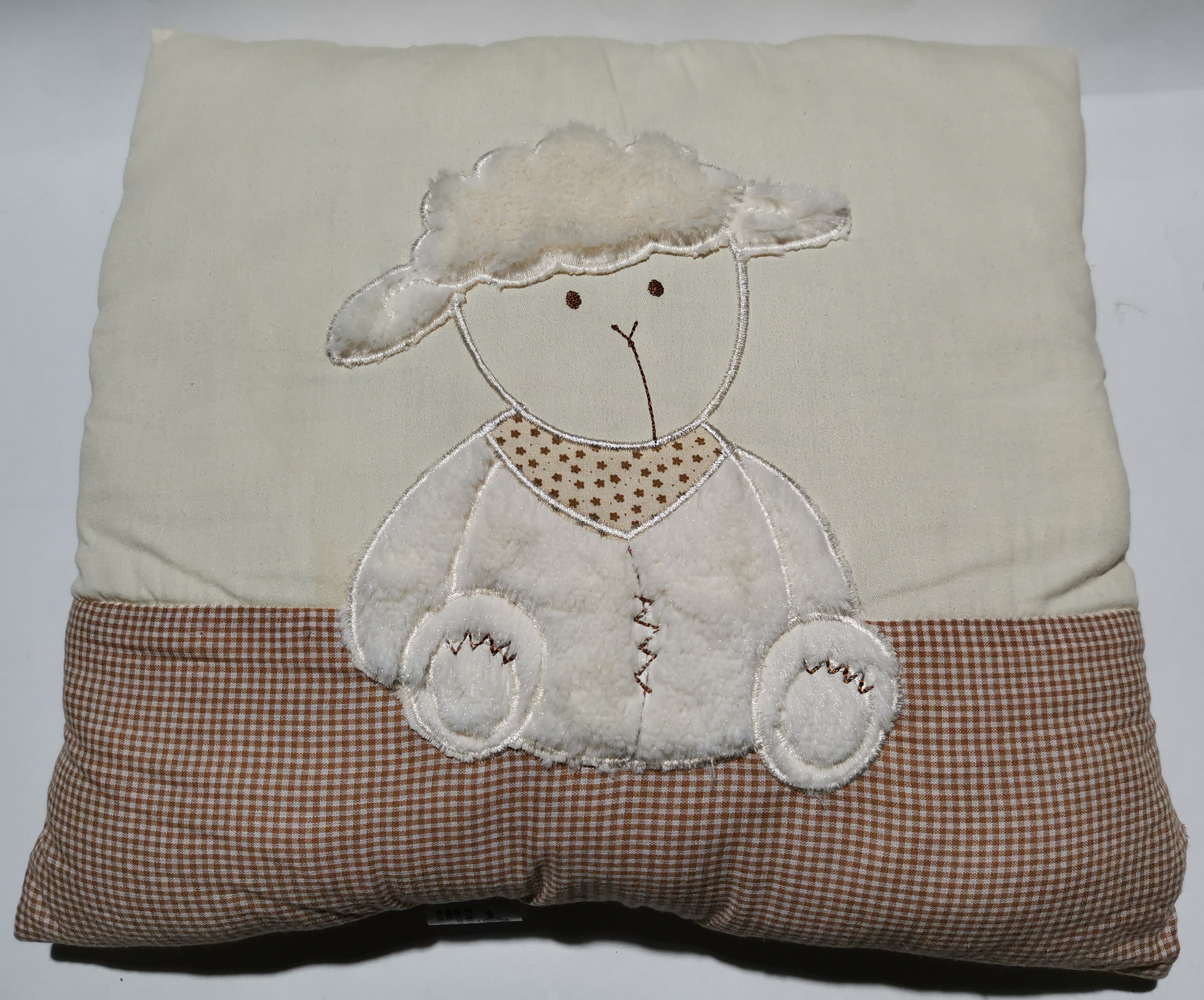 Animal Patch Embroidery Cushion