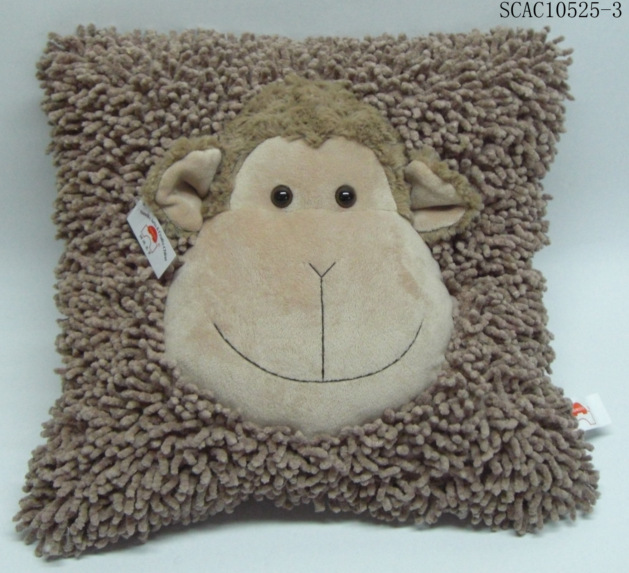 Chenille Animal Cushion