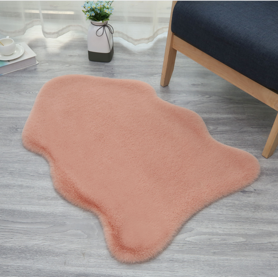 Faux Rabbit Fur Custom Rugs and Carpets