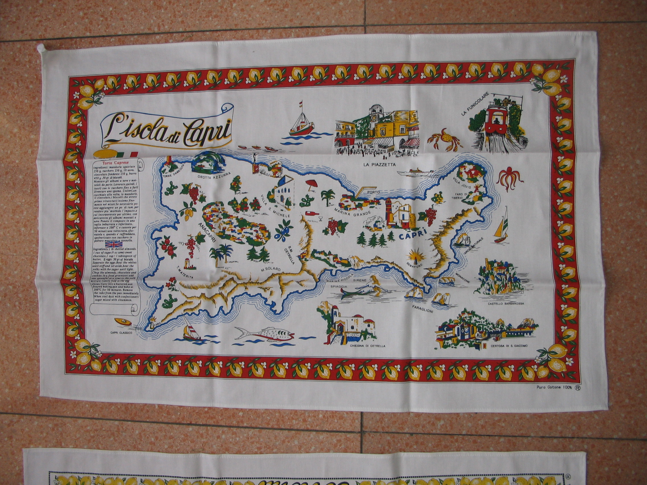 Printed Cotton Tea Towel, Kitchen Towel, Dish Cloth, Cleaning Towel
