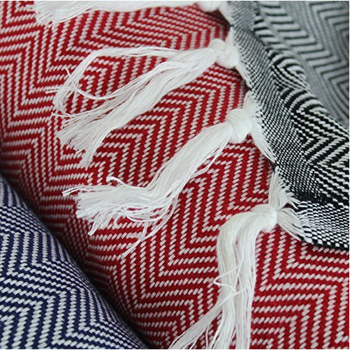 Cotton Hammam Fouta Turkish Towel with Fringe