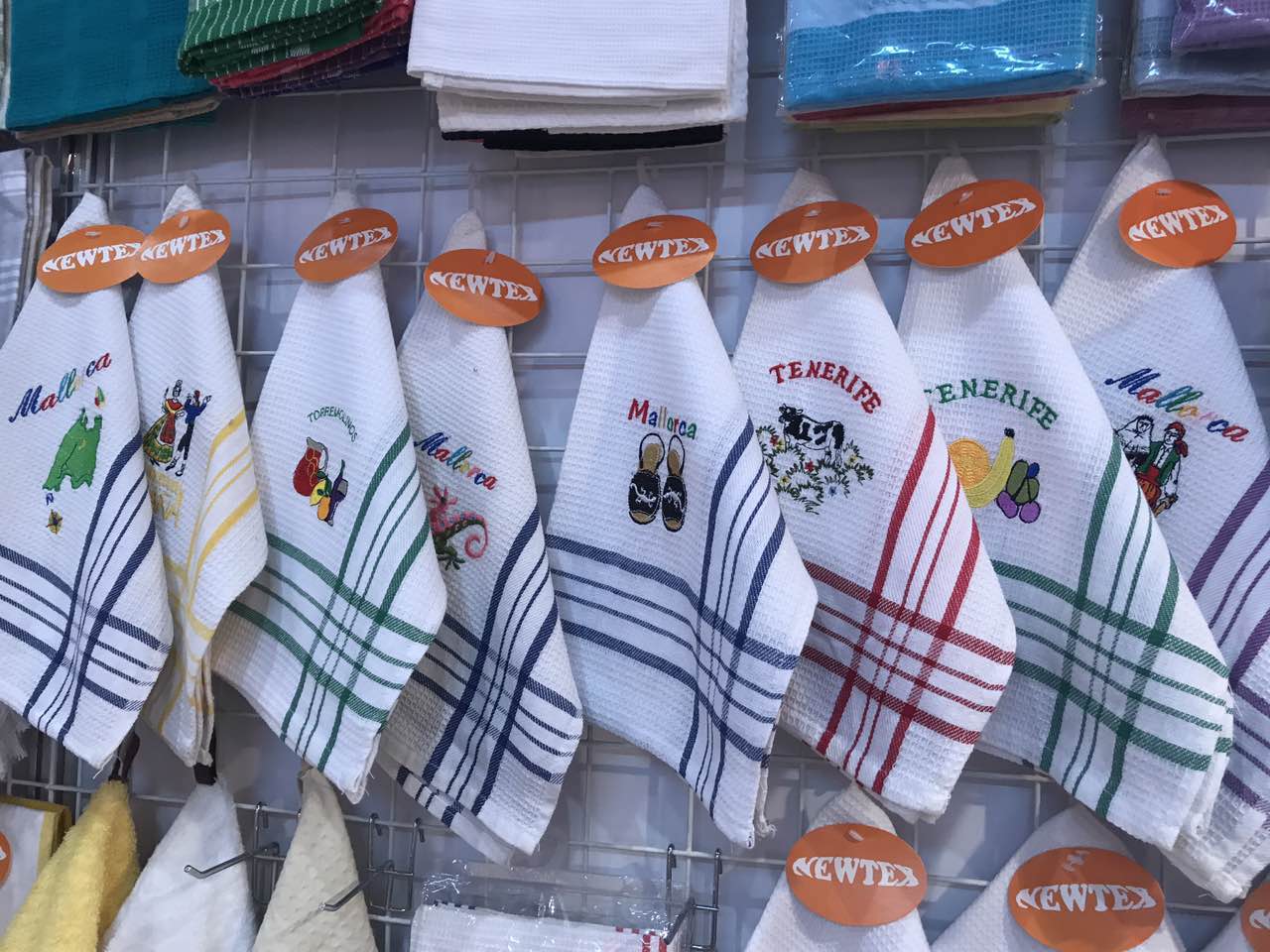 Embroidered Cotton Kitchen Towel 43x65cm