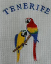Embroidered Cotton Kitchen Towel 43x65cm