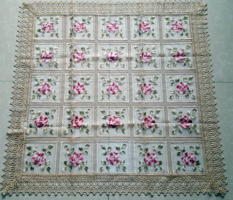 Lace Embroidered Tablecloth