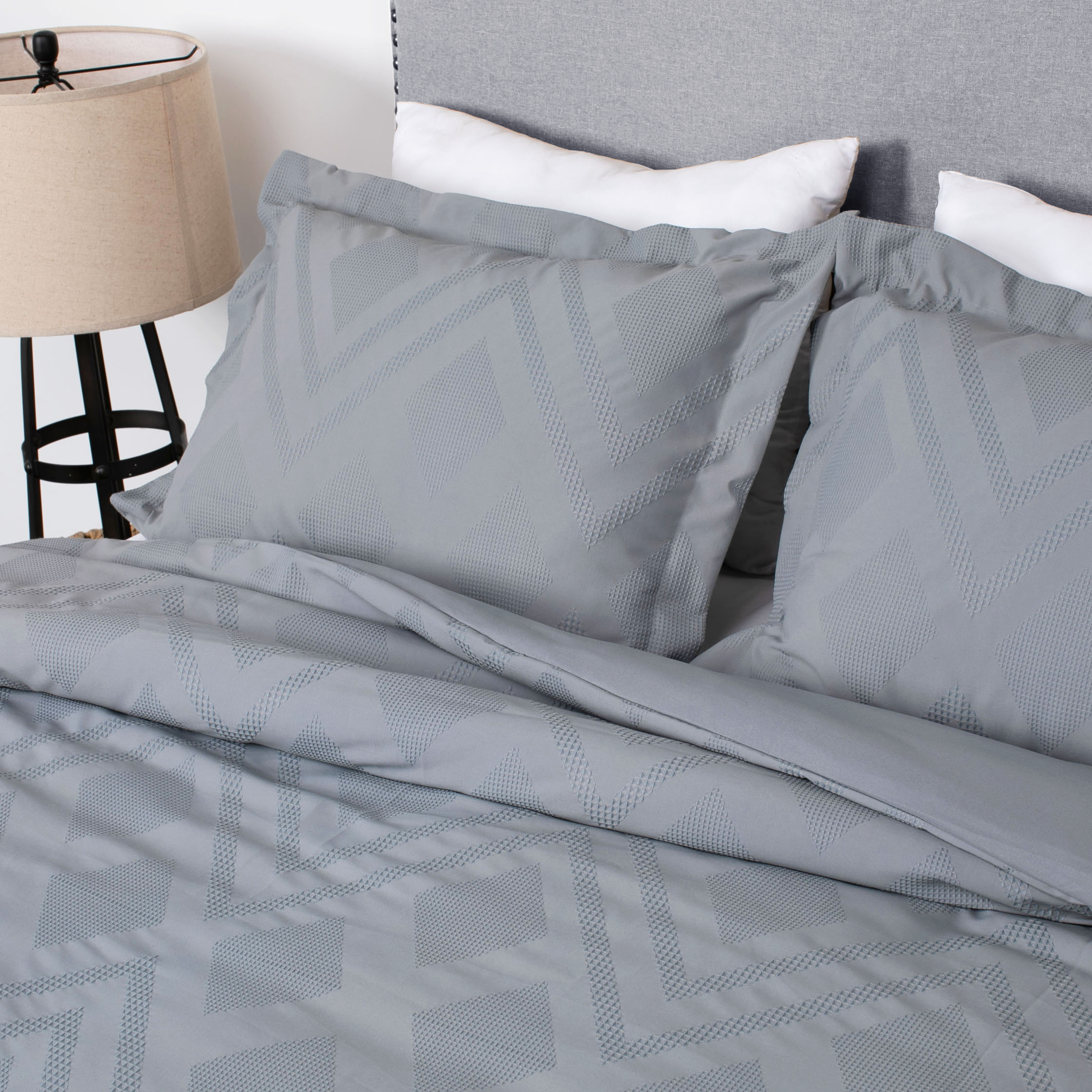 Waffle Design Comforter Set