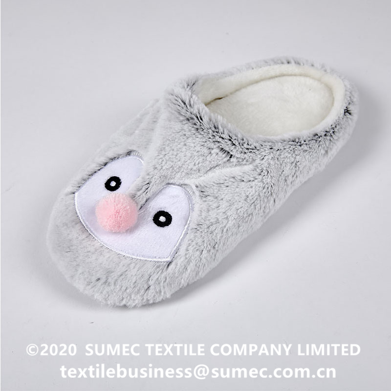 Penguin Plush Slipper Socks with Pom-Pom Nose