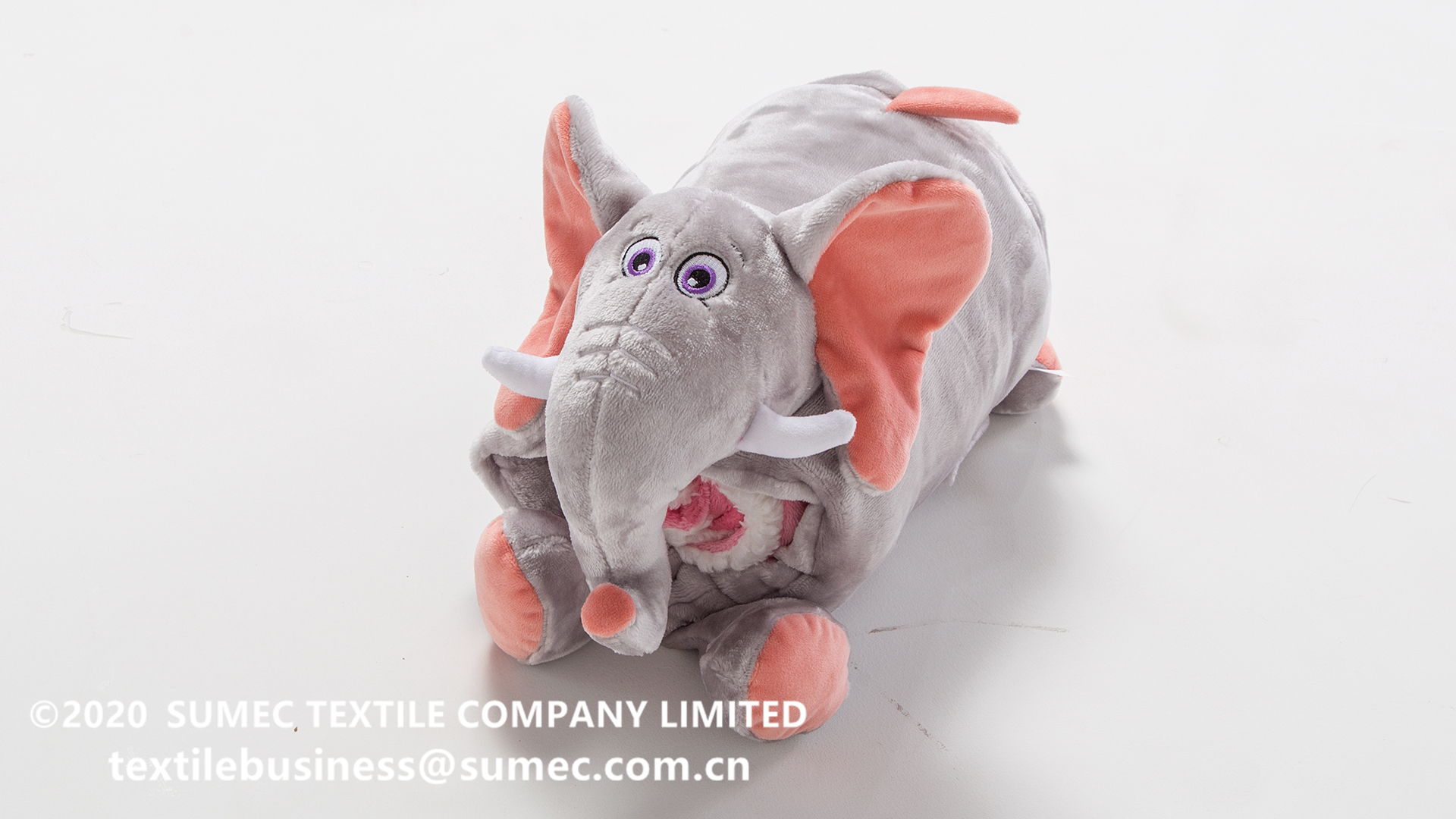 Elephant Plush Snuggle Set