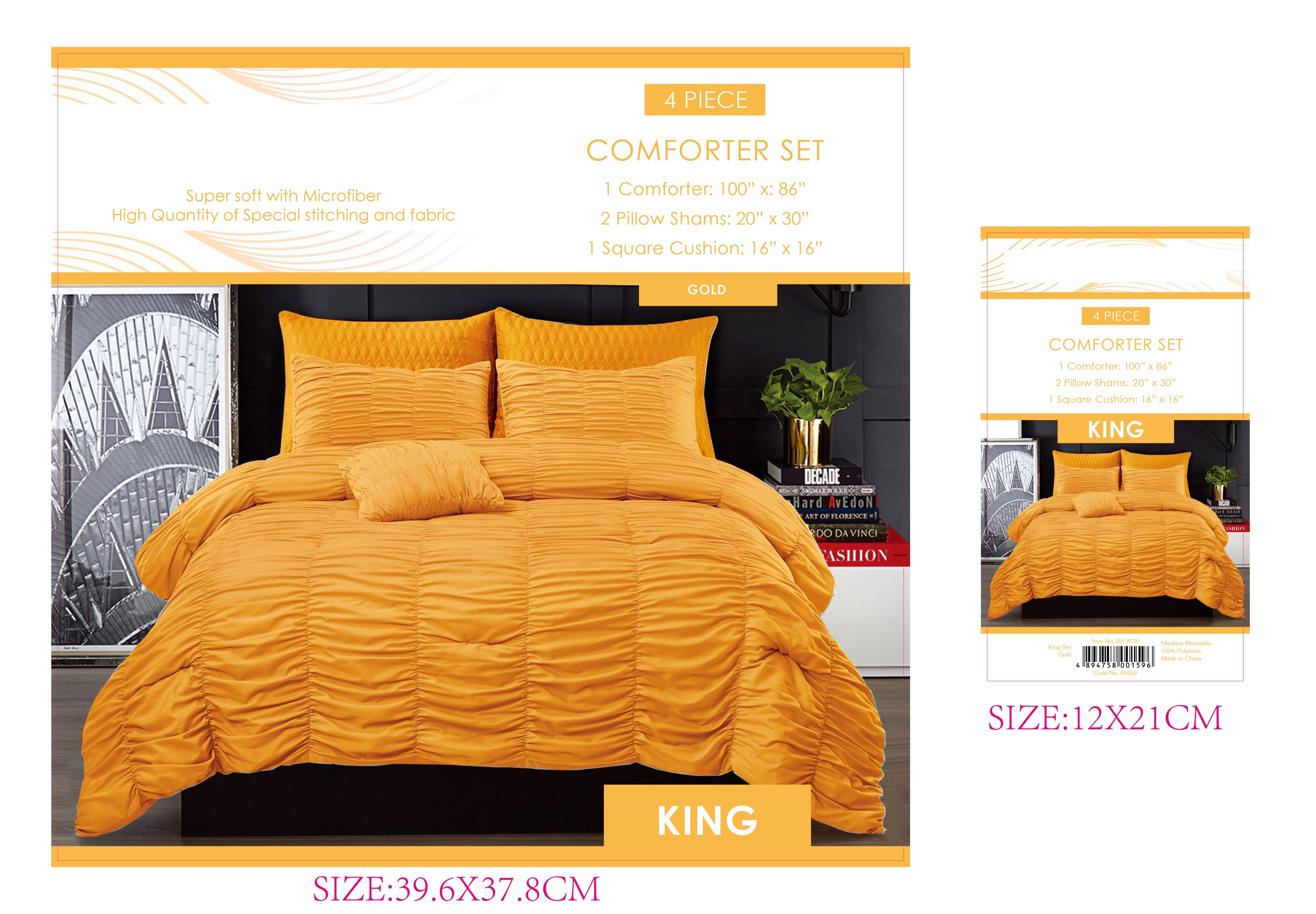4 Piece Comforter Set
