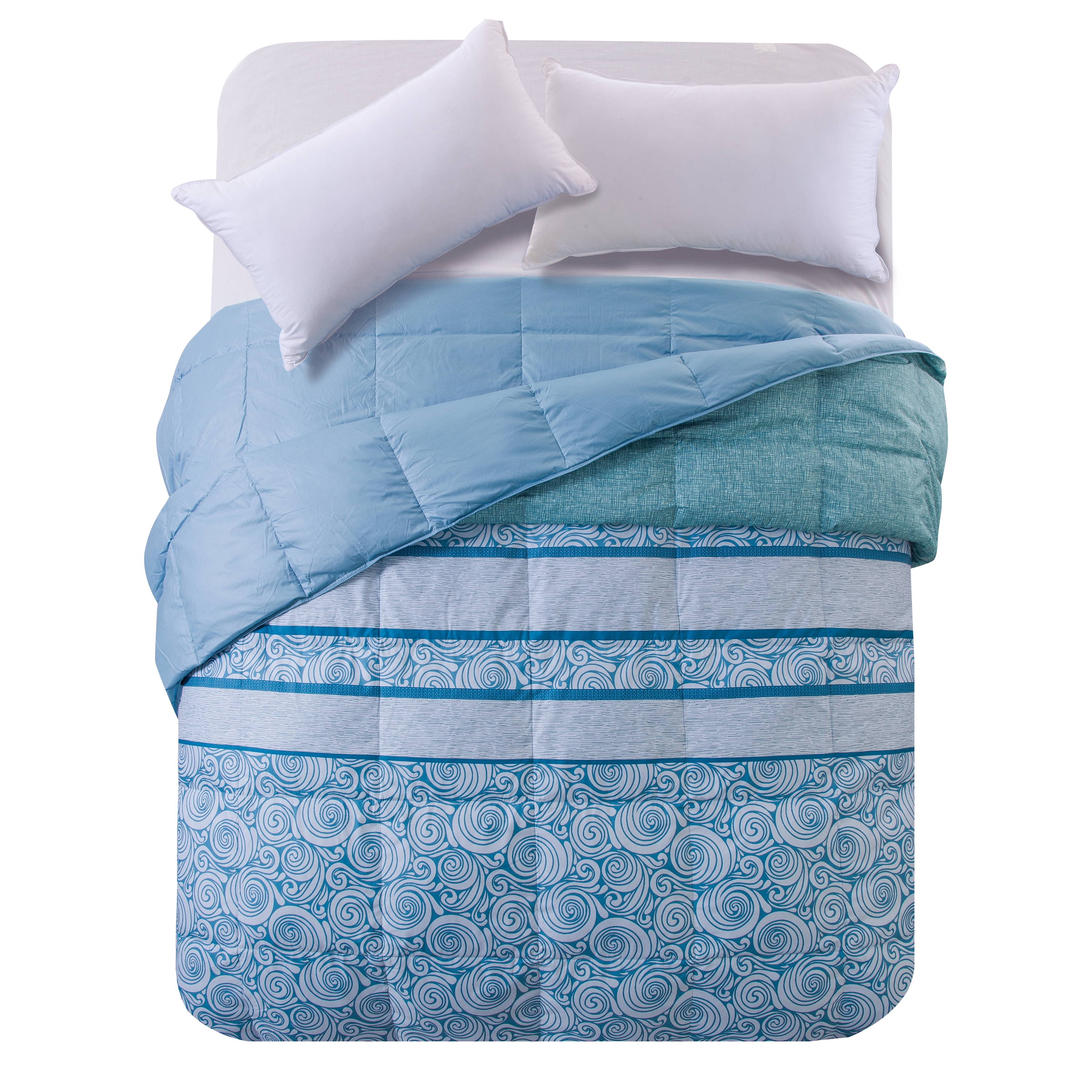 Printed Feather Quilt
