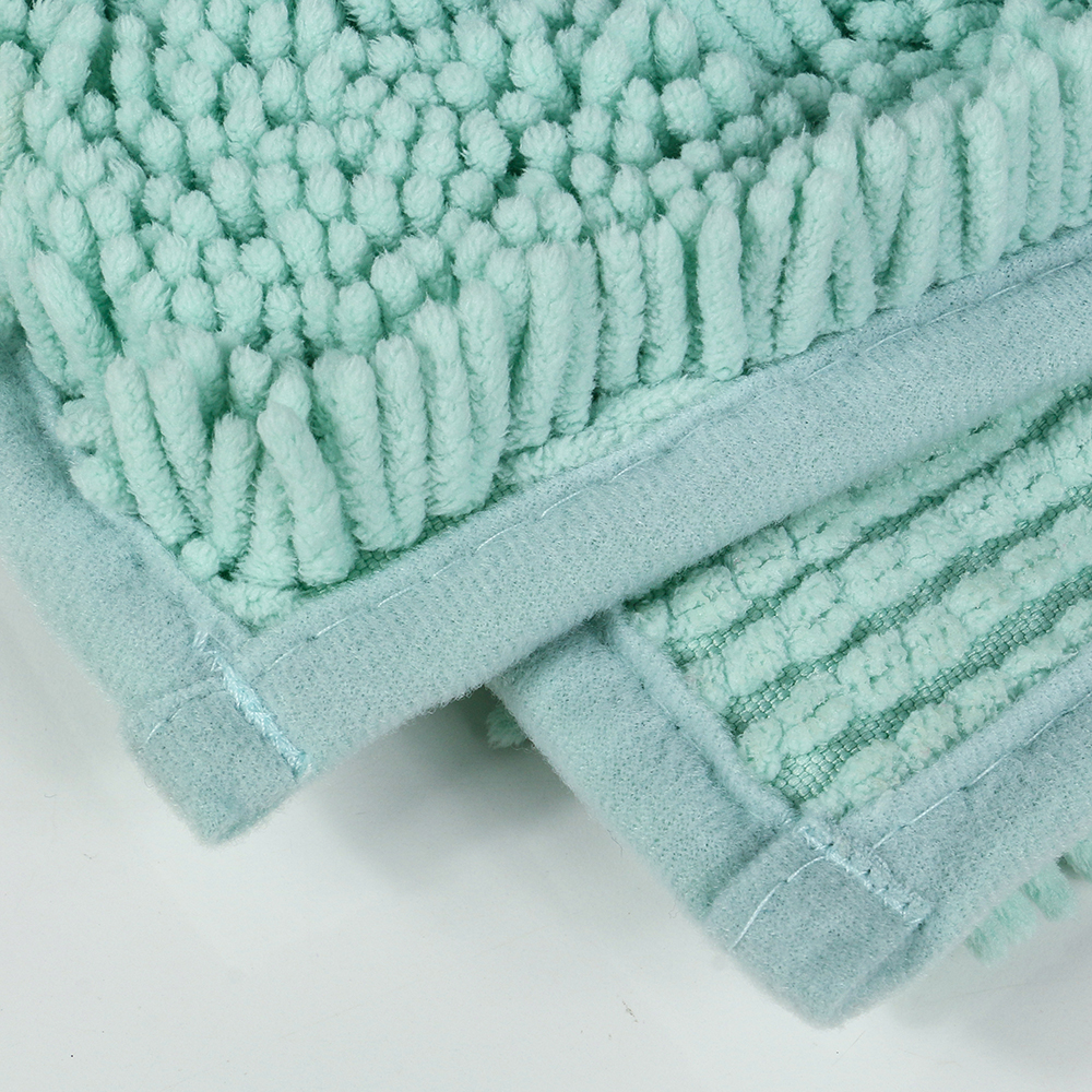 Microfiber Solid Thin Shaggy Mat
