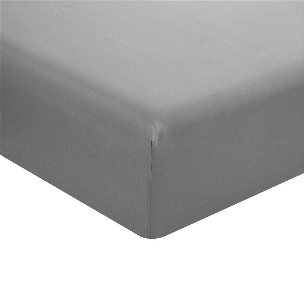 Solid Color Embroidery Stripe Sheet Set