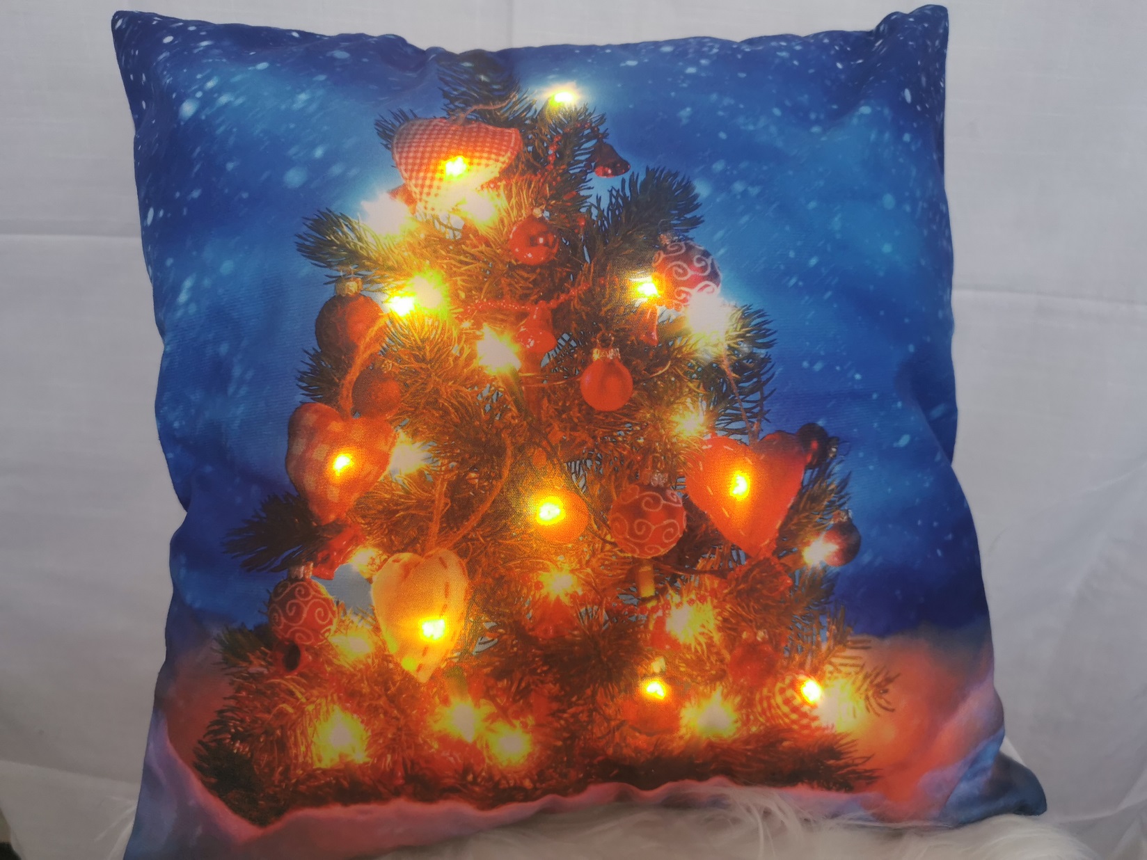 Luxury Artificial Furry Pillow Cover Cushion for Sofa/Bedding
