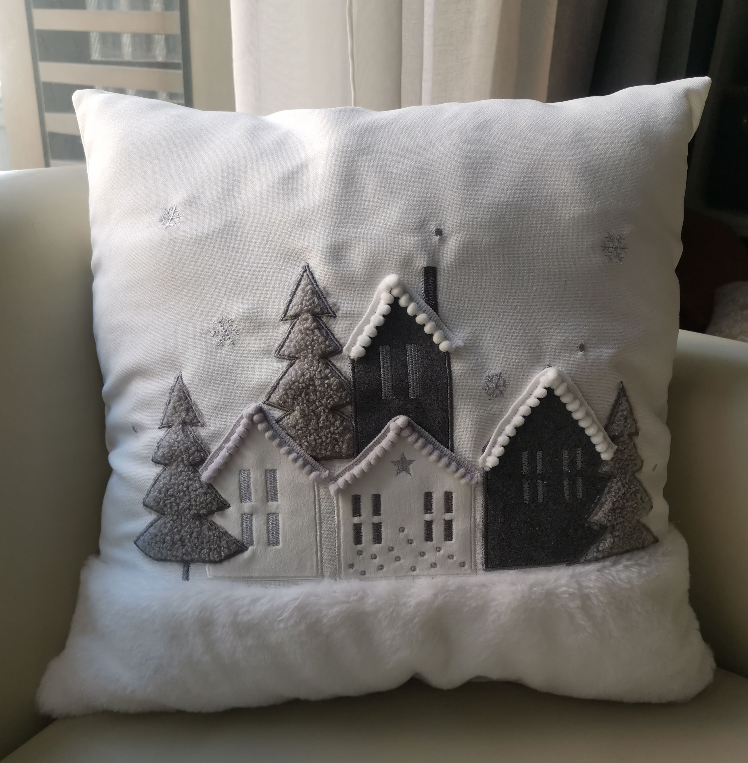 Embroidery Cushion Cover